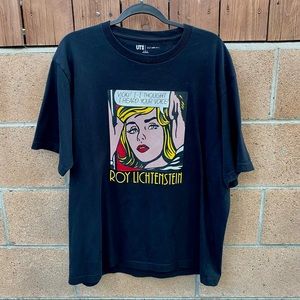 Roy Lichtenstein Art graphic t shirt